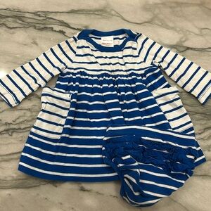Hanna Andersson dress and diaper cover